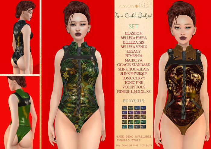 Xena Combat Bodysuit by AmonIris