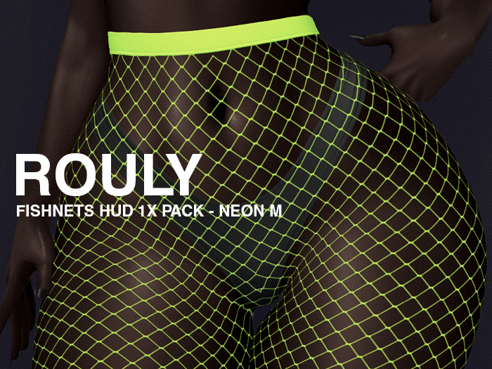 ROULY :: Rouly Fishnets - 1X PACK NEON HUD - Med Net