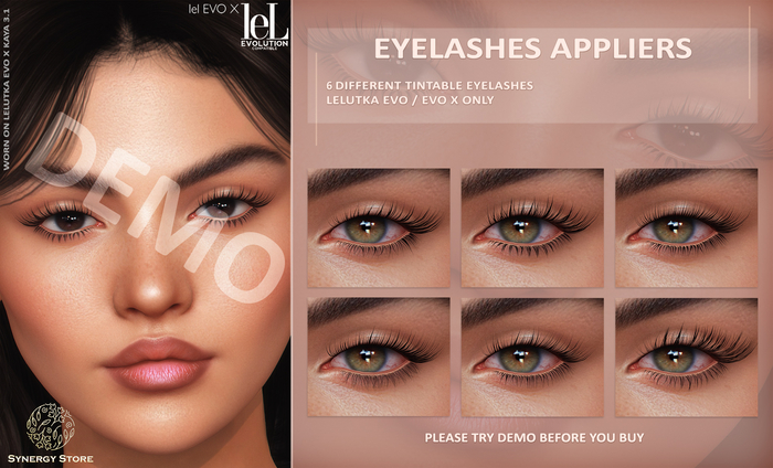 DEMO / Synergy / Eyelashes Naturals 02 LELUTKA EVO/EVO X