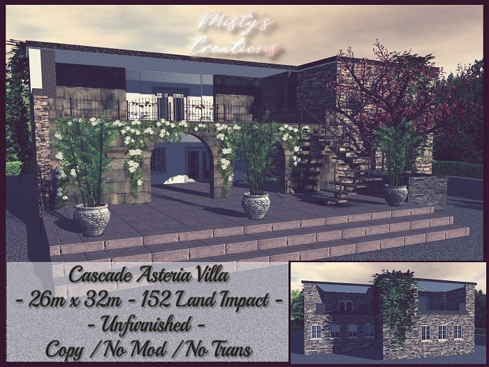 MISTY'S CREATIONS Cascade Asteria Villa (Boxed)