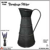 Full perm Farmhouse Pitcher 