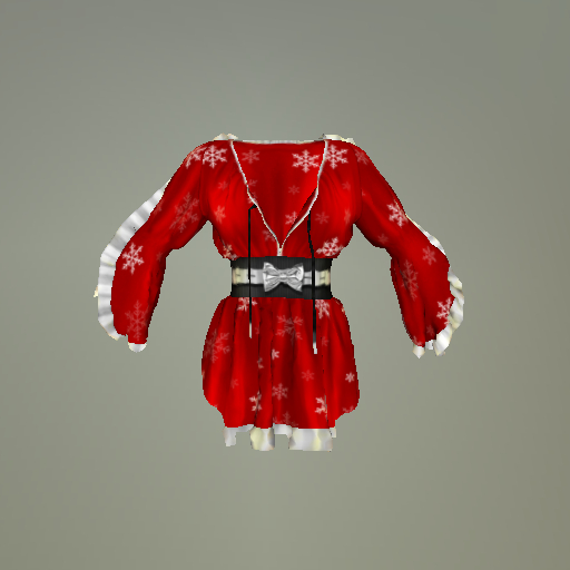 Snow Flurry Mesh Tunic Dress