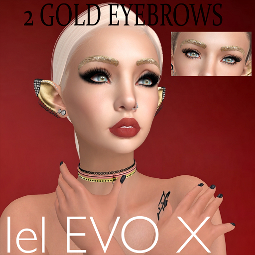STRIKING GOLD EYEBROWS