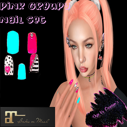 PINK GROUPY NAIL POLISH