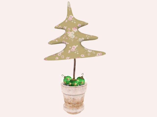 Xmas Pot with Tree
