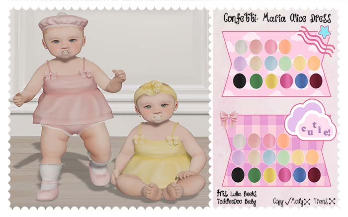 {Confetti} Maria Alice Dress- FATPACK