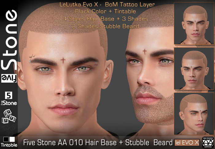 Five Stone AA 010 Hair Base Evo-X