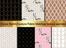 {Cocco Stylish}Couture Fabric Matchup texture seamless v. 4