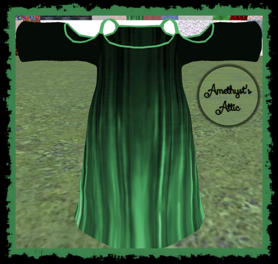 AA-Open Shoulder Faded Dress with Hud-Dinkies