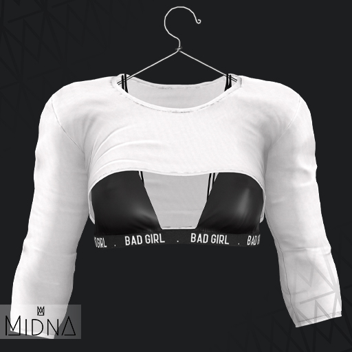 MIDNA - Lua Top - WHITE