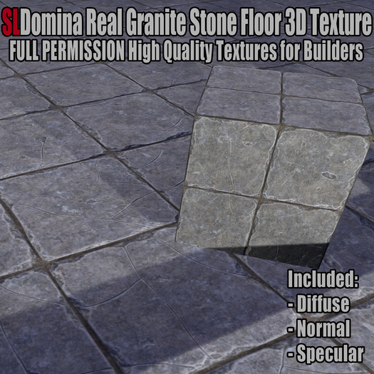 Second Life Marketplace - [FP] SLDomina Professional 3D real Granite ...