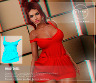 Tirana. Mandy Dress. Aqua