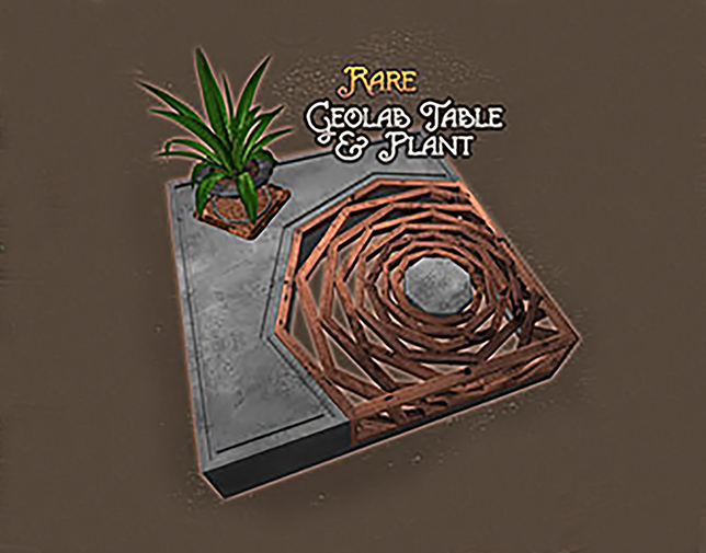 :[P]:- Vindeluna - Geolab Table & Plant RARE