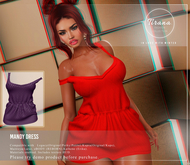 Tirana. Mandy Dress. Blackcurrant