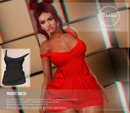 Tirana. Mandy Dress. Nero