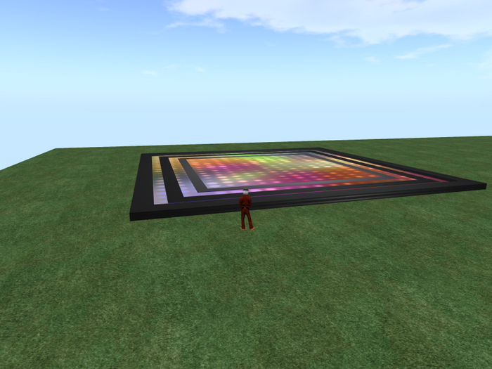 1prim animated textured dance floor