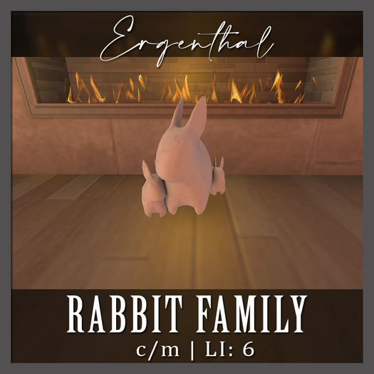 Ergenthal - Marble Rabbit Family