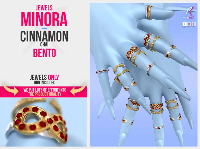 JEWEL . RING . HAND . CINNAMON