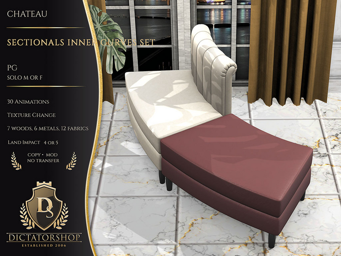 [Ds] Chateau - Sectionals Inner Curves Set PG