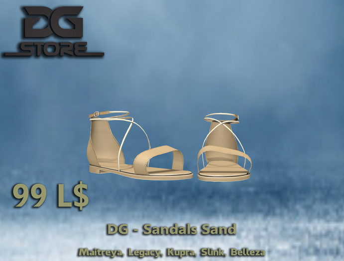 DG - Sandals - Sand - Box