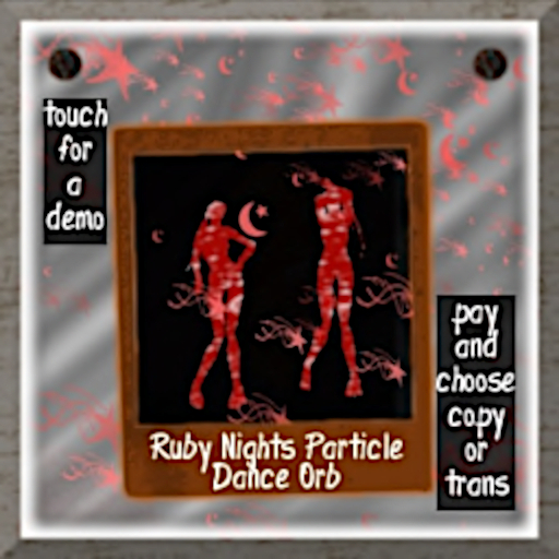 Ruby Nights Particle Dance Orb