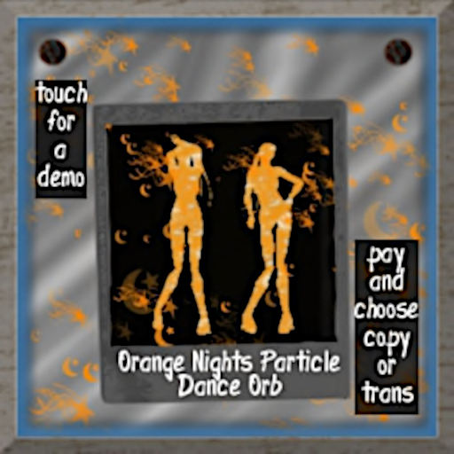 Orange Nights Particle Dance Orb