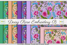 Daisy Rose Embroidery B Matchup Kit 10 Seamless Textures NM