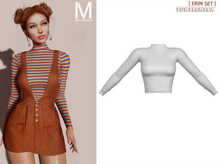 Melanzana - Erin - Turtleneck (White)