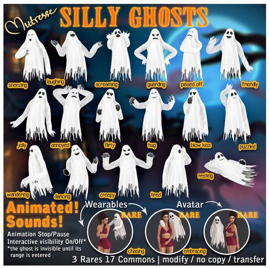 Mutresse-Avatar-Silly Ghosts (boxed) RARE