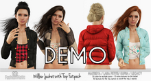 Demo Willow Jacket with Top Fatpack Colors - Maitreya Lara,Lara Petite, Kupra Original, Legacy - FashionNatic