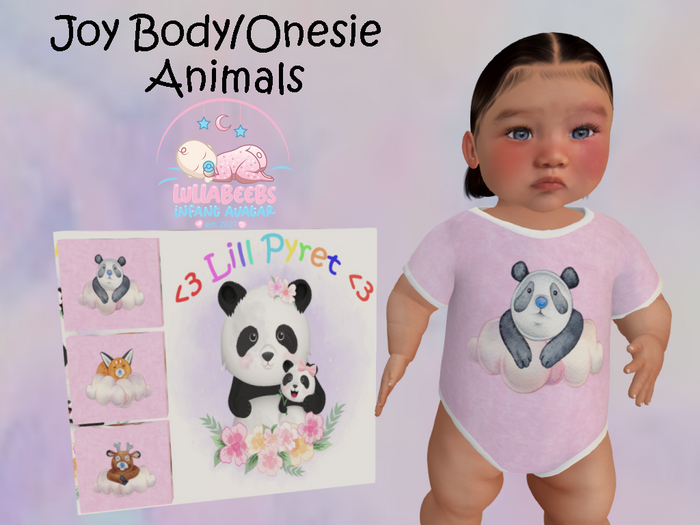 Joy Body/Onesie Animals (packed)