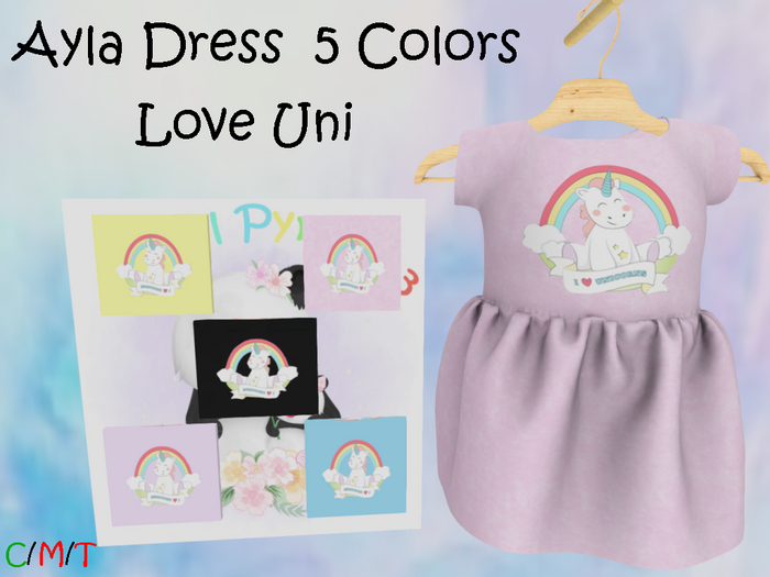 Ayla Dress LoveUni 5 colors (Boxed)