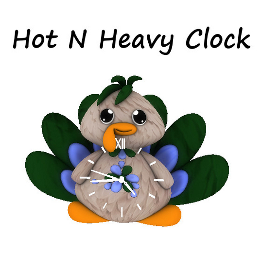Hot N Heavy - Turkey Clock 4