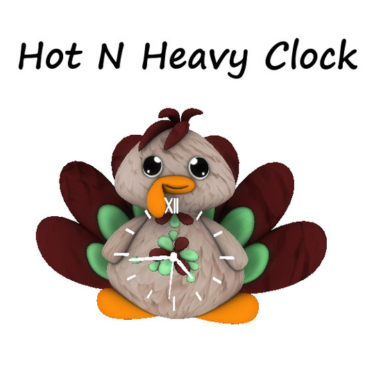 Hot N Heavy - Turkey Clock 3