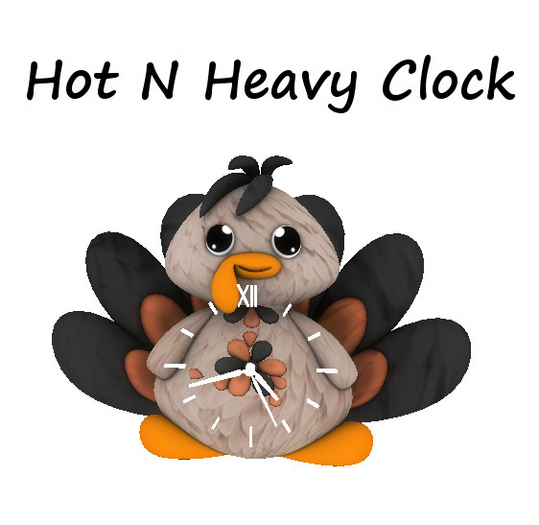Hot N Heavy - Turkey Clock 1