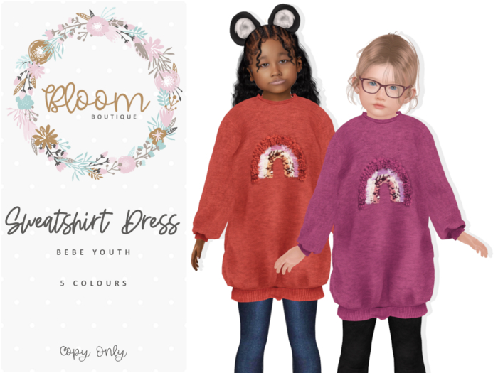 Bloom Sweatshirt Dress Fatpack