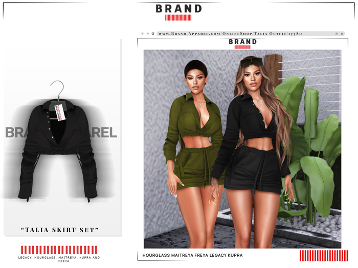 BRAND: Talia Cuffed Top (Black)