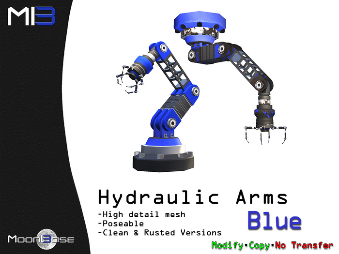 [MB3] Hydraulic Arms - Blue