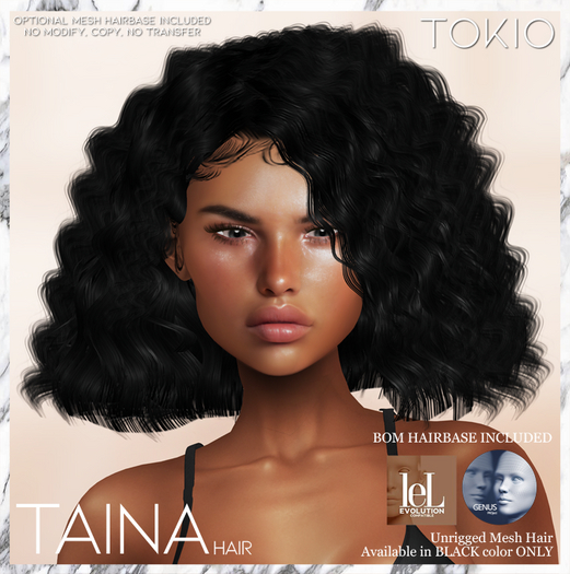 TOKIO Hair - Taina Alpha Hair - Black