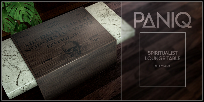 PANIQ - Spiritualist Lounge Table