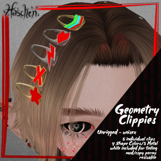 [Haschen] Geometry Clippies (ADD)