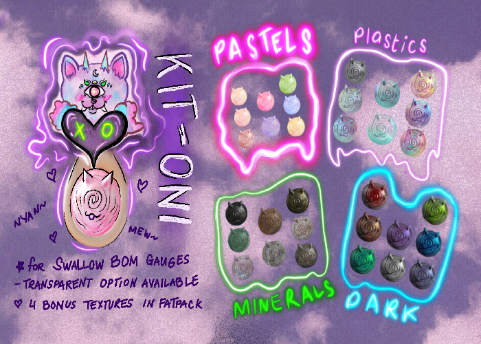 XO // KIT-ONI Swallow Gauges - Pastels
