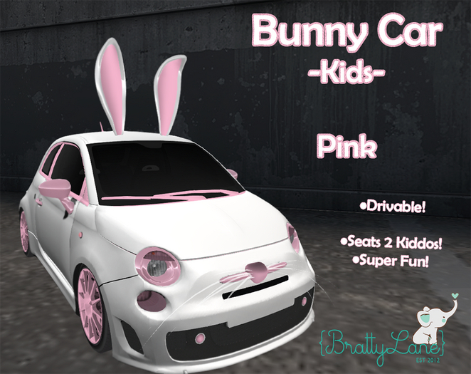 {BL}Bunny Car-Pink