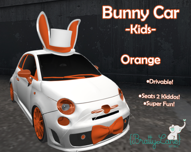 {BL}Bunny Car-Orange