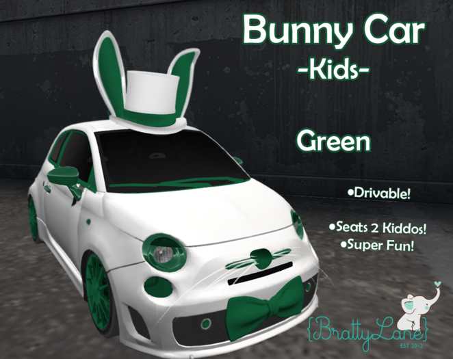 {BL}Bunny Car-Green