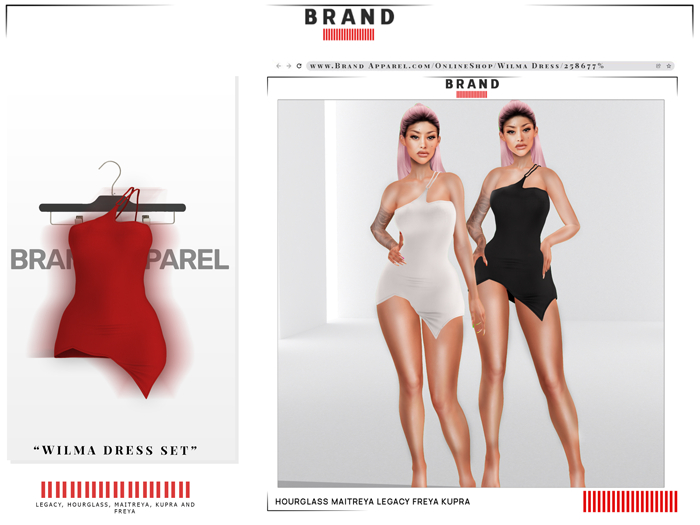 BRAND: Wilma Dress (Red)