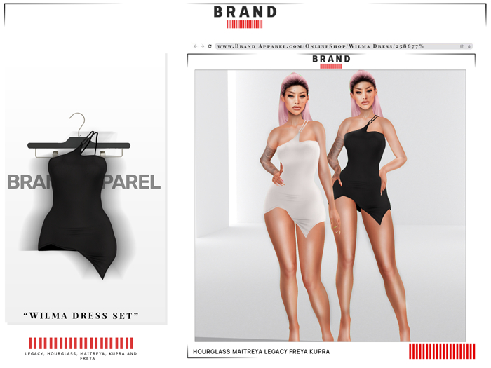 BRAND: Wilma Dress (Black)