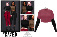 Frayed - Tai Shirt - Dots