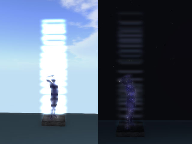 Holographic Statue *Child of Space is calling*