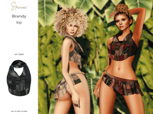 S&P Brandy top black (wear to unpack)